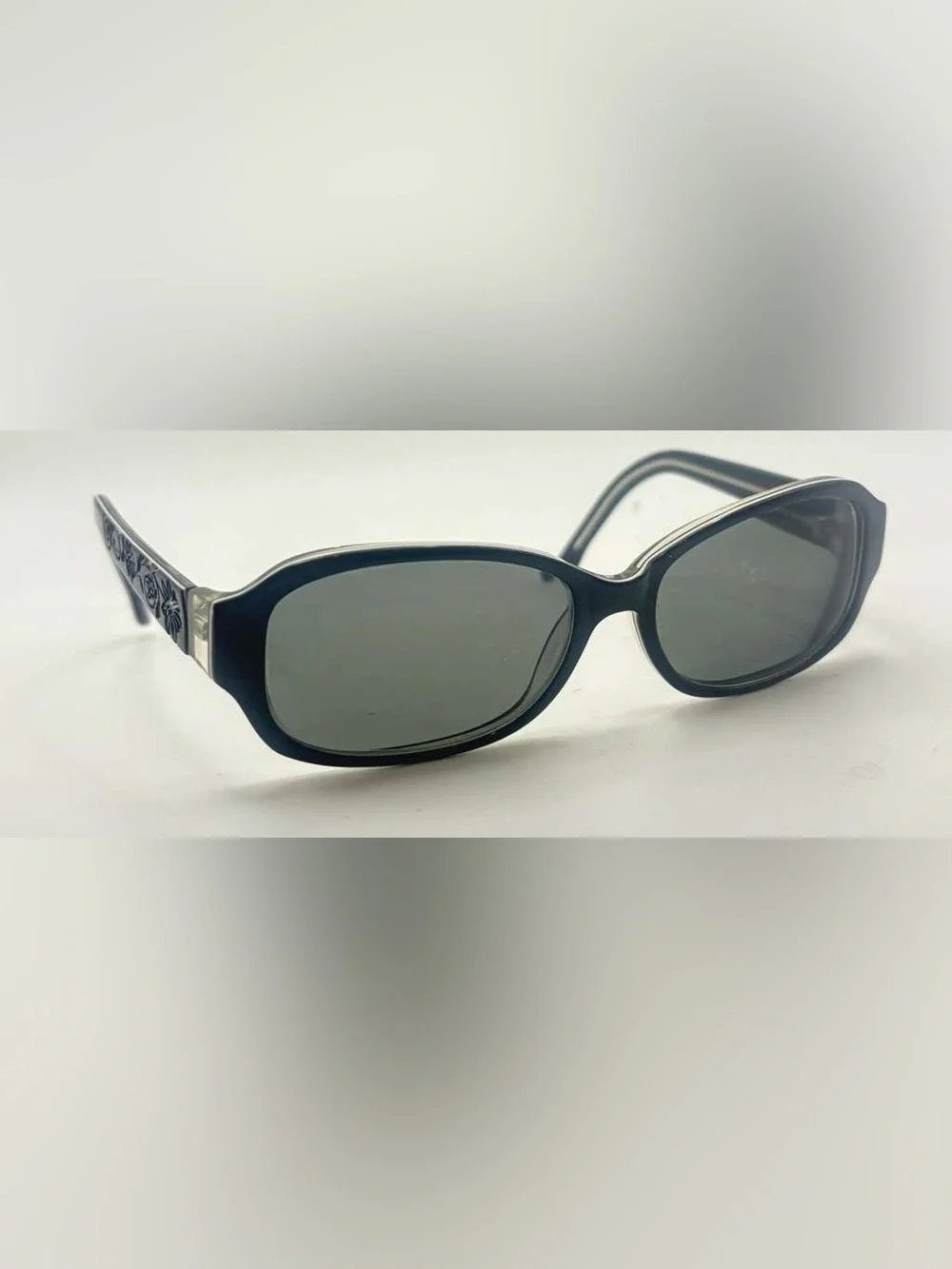 SG814 Black Oval Sunglasses Frames Only